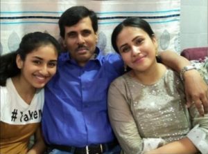 Anchal Sahu With Her father